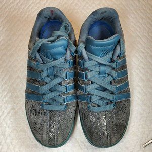 K SWISS Kayswiss gray blue fashion sneakers Shoes womens 6.5